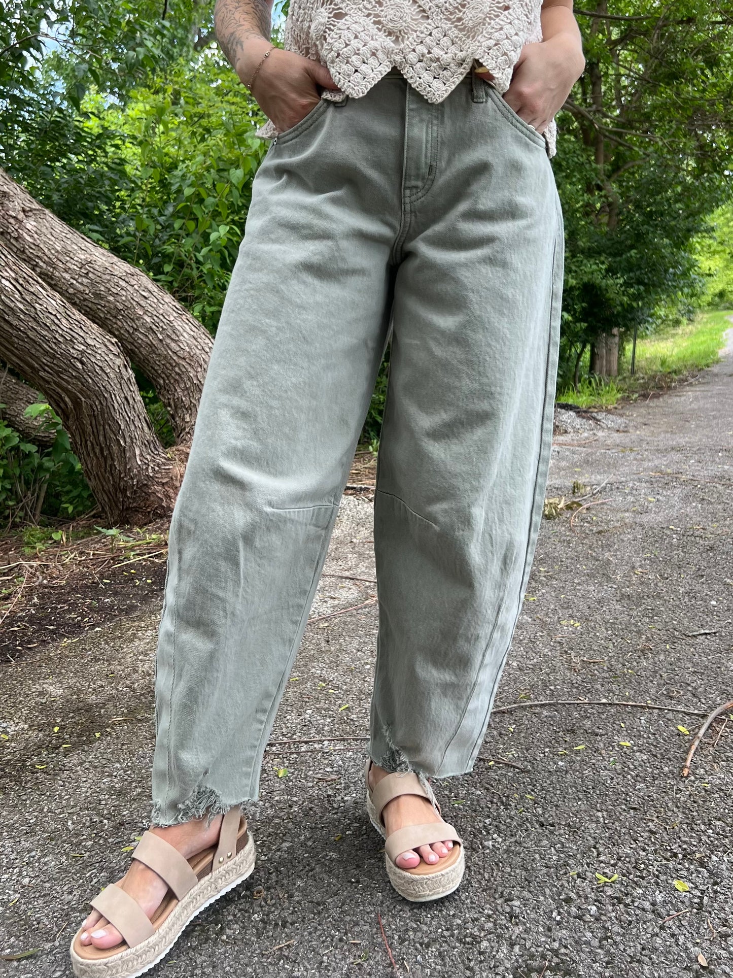 Kancan Sage High Rise Horseshoe Fit Jean