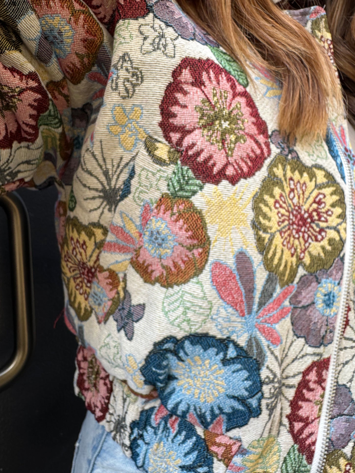 Vintage Floral Pattern Jacket