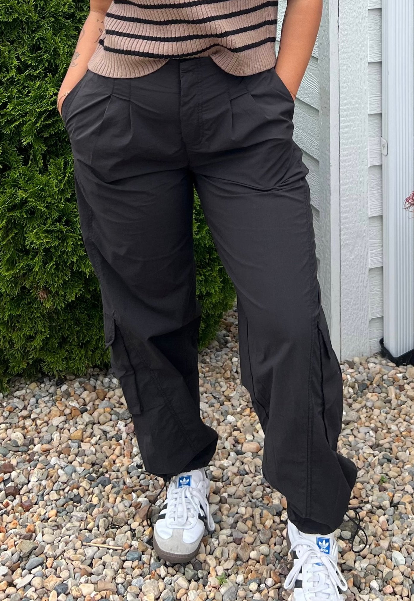 Black Cargo Pants