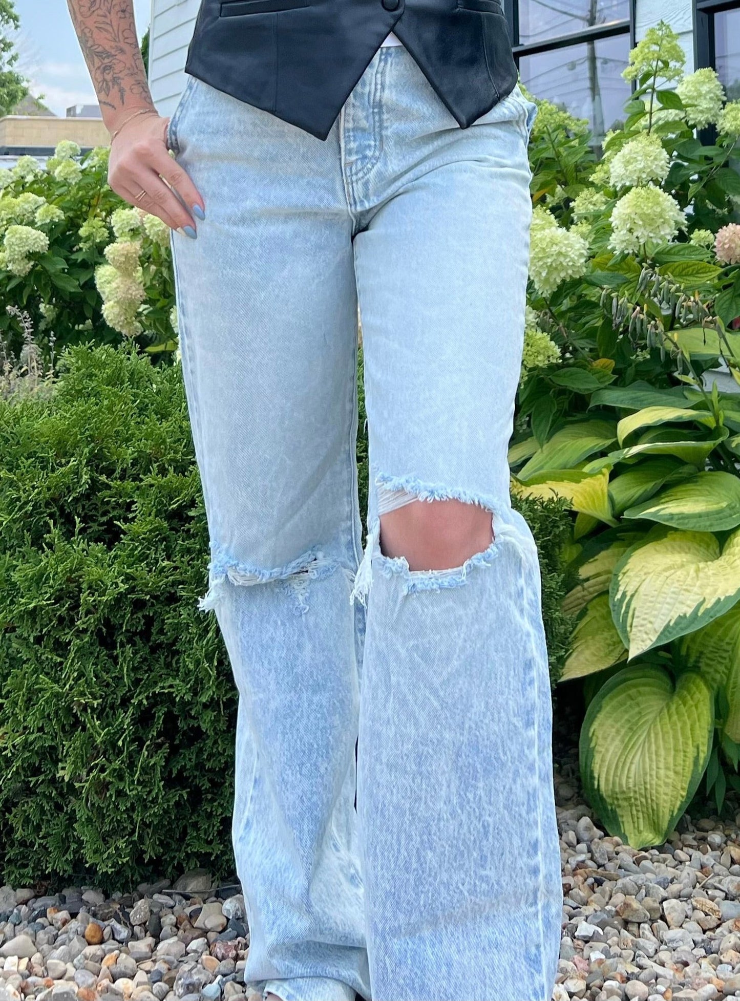 KanCan 90's Wide Leg Flare Jean