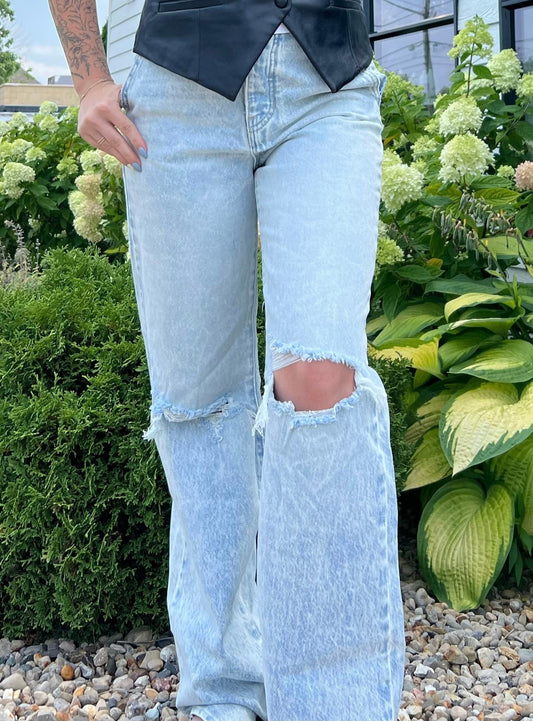 KanCan 90's Wide Leg Flare Jean