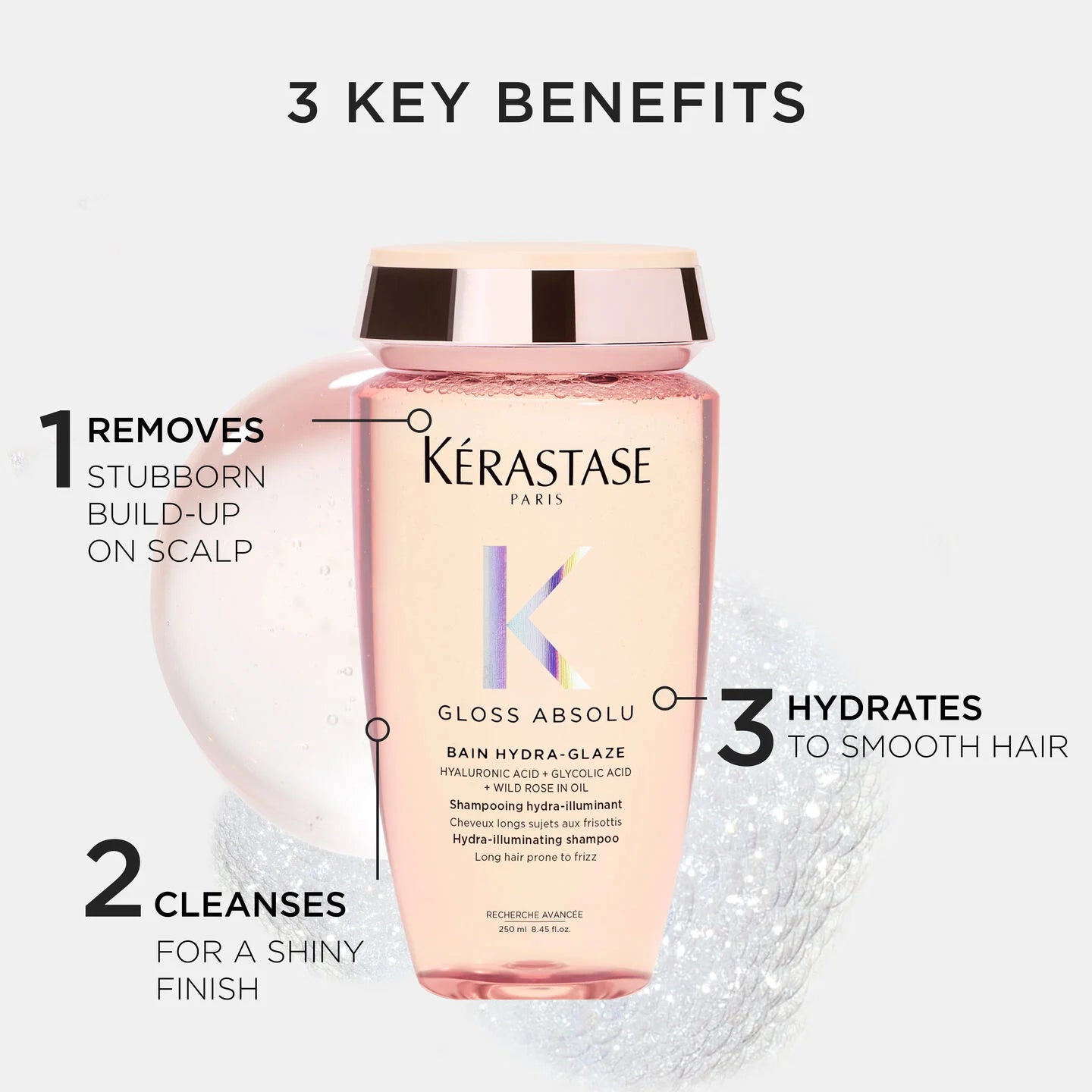 Gloss Absolu Bain Hydra-Glaze Anti-Frizz Shampoo